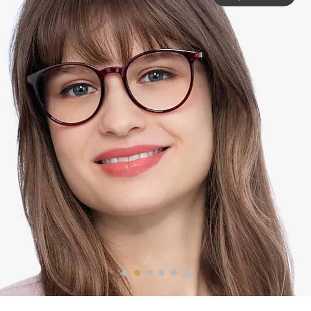 New Eyebyedirect lenses. Macaron in burgundy